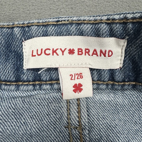 Lucky Brand Denim Midi Skirt‎ Womens 2/26 Light Wash Blue Comfort Stretch $89.50 - Picture 3 of 10